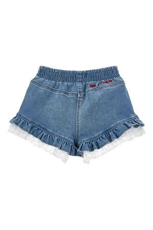 bermuda in cotone blu MONNALISA KIDS | 39G40970170062